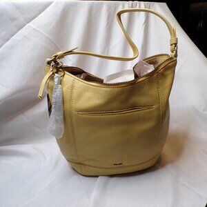 New The Sak Sequoia Buttercup Leather Large Hobo Shoulder Bag